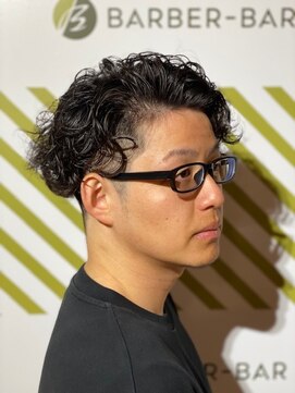 バーバーバー 四谷(BARBER-BAR) ビジネススパイラルマッシュアップバング