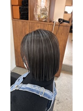イブヘアー(eve. Hair) シルバーグレー&ハイライト