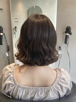 シアン 大須店(CYAN.)&nbsp;コテ巻きボブパーマ×透明感グレージュ