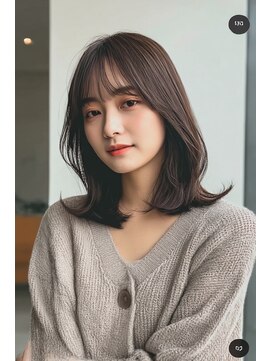 ケシキ 表参道 原宿(kesiki.) まろやかベージュ/こっくりブラウン/ミディアムレイヤー/韓国風