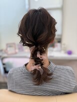 リリカル ヘアオブジェ&nbsp;ロブであみおろし