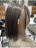 イヤリングカラー/透明感カラー/髪質改善/大和八木