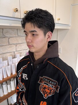 tahie Men’s 谷町【タヒエ メンズ】 癖を活かすショートスタイル