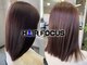 ヘアーフォーカスの写真