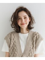 リュドール 名駅(Rue D'or)&nbsp;ミディアムパーマヘア レイヤーカット 30代40代