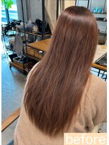 ラヴィズム 松崎店(LUVISM) 髪質改善前|広がり・うねりが気になる状態