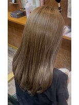 ヘアーサロン アトリエ(Hair salon ATORIE) ロングレイヤーブリーチなしダブルカラーベージュ