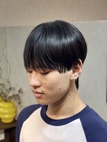 シーン(seen.) ラウンドマッシュ×自然な縮毛矯正