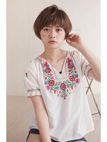 ディフィーノ 青山(DIFINO)&nbsp;外国人風エアリーショート☆透明感のある外国人の様な髪の質感♪