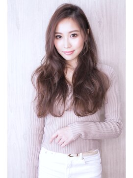 オウル(Owll) 【DISHEL】大人女性の艶感無造作カール 柔らかロングヘア