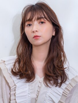 オーガスト ヘア ネイル(AUGUST hair nail) 石原さとみ風 代30代横浜美容室×美髪ケアゆるカールロング