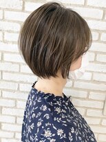 アンド ストーリーズ(&STORIES)&nbsp;大人可愛い/ショートボブ/小顔/スリークボブ/外ハネボブ【江角】