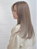 アンセム(anthe M) ツヤ髪前髪カットベージュ髪質改善トリートメント韓国