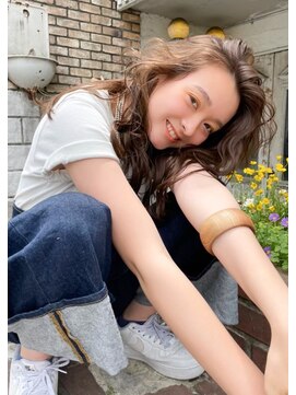 シエナ 渋谷(Siena) ゆるふわカール×ミルクティーベージュ