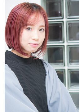 ヘアメイク ルエル(Hair Make Ruelle) キャンディピンク×コーラルピンク