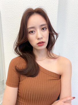 ボタン ハカタ(VOTAN hakata) 【ろみおstyle】くびれヘア×ブラウンカラー☆