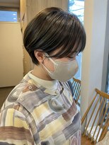 サンド 表参道(sand)&nbsp;ショートボブパーマ20代30代40代イヤリングカラー大人可愛い