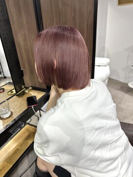 アルカナ 明治神宮前原宿(ARCANA) 切りっぱなしボブ エアリーロング 美髪 ピンクブラウン
