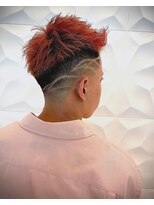 銀座マツナガ 浅草店&nbsp;短髪/ハイトーンカラー/スキンフェード/バリカンアート