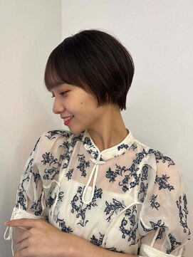 ルネ 北千住(Renee) マッシュショート_ベージュカラー_ショートヘア