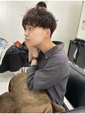 刈り上げ×パーマ