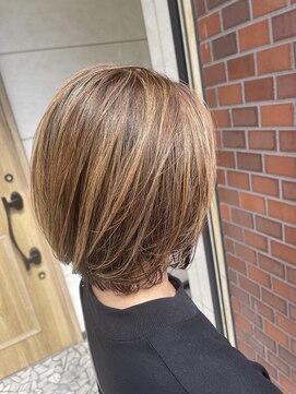 ヘアーアンドネイル ミルク(hair＆nail milk) 白髪ぼかしハイライト