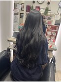 黒髪ロングエクステ60本