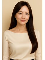 エルピス 中央林間店(elpis)&nbsp;白髪に合わせた縮毛矯正