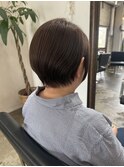 マッシュショートおしゃれ女子ウルフヘア外ハネボブレイヤーボブ