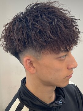 バース バイ ハピネス(BIRTH by happiness) 奈良men'sフェードマッシュツイストスパイラルパーマ