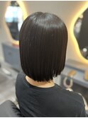 切りっぱなしボブ、酸性ストレート