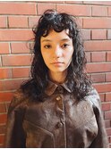 レイヤーカット/ウェーブミディアム[中崎町/梅田駅］