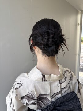 アオトソラ 浴衣アレンジ