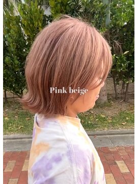 アヴァンセスパスリードット(Avance Spa three.) Pink beige