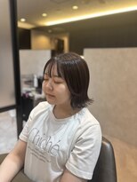 ジパング 押上店(Zipangu) 外ハネ × ボブ × 透明感カラー