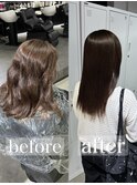 大阪/髪質改善/髪質改善縮毛矯正