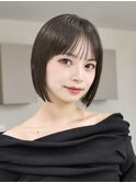 地毛風ストレート×タイトな"タッセル"ボブ