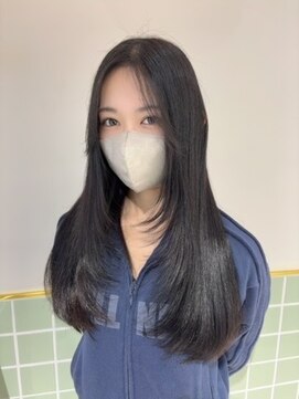 ナンバー アンフィール 渋谷(N° anfeel) 【星野】透明感カラー/バタフライレイヤー／韓国風