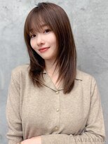 AUBE HAIR lacus 彦根2号店 【オーブ ヘアーラクス】 20代・30代_小顔見せ顔周りレイヤー