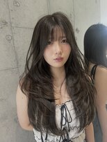 ロンドルピナス 小倉(Lond Lupinus) 黒髪カタログ/オリーブグレー/ココアベージュ/小顔に見せるヘア