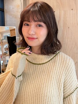 ラフ フロム ガーデン(Laf from GARDEN) ボブ/レイヤーカット/顔周りカット/透明感カラー