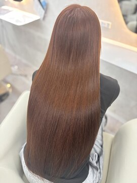 エス(Ess) ワイドバング/ホワイトブロンド[髪質改善/ヘアセット/大宮]