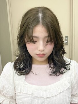 PARK LANE ICI yeven.anx ブリーチ/ダブルカラー/ハイライト/縮毛矯正/髪質改善 ブリーチなしカラーブリーチなしダブルカラー春カラーベージュ