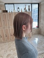 シャンティ 平岸店(Shanti)&nbsp;○ブリーチカラー/ピンクベージュ/切りっぱなし○菅野裕太