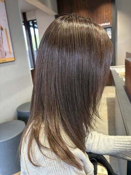 リリ(Liri material care salon by JAPAN) まろやかブラウンベージュカラー