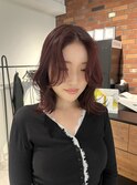 【かきあげ前髪×ミディアムbob】石田