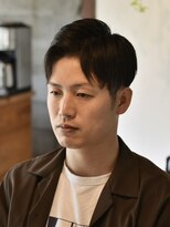 リム メンズヘア(LIM men's hair) 艶感6:4分けアップバング【倉敷のメンズカット専門店/理美容院】