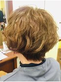 エアリーショートボブパーマ