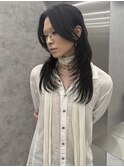 ロングハッシュレイヤー/メンズロング/ロングウルフ　lll