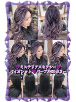 ヘアーファクトリー☆マハロ(Hair Factory☆MAHARO)&nbsp;ミステリアス☆セクシーバイオレットパープル３Dカラー
